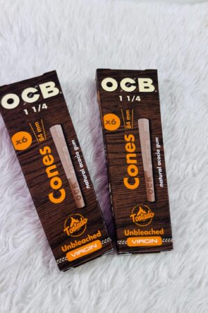 OCB - 6 Conos Unbleached 1 1/4