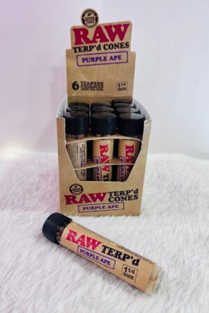 Raw - 6 Terpene Conos 1 1/4 “Purple Ape”
