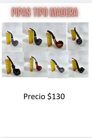 Pipa - Tipo Madera (Diseño al azar)