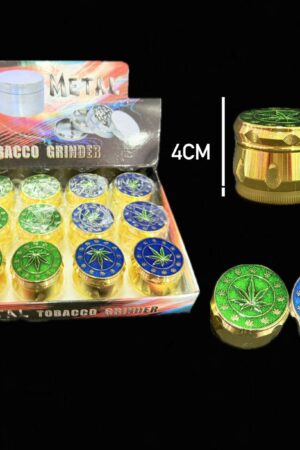 Grinder - Aluminio/Dorado “Hoja De W’’d”