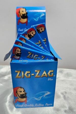 Zig-Zag Blue Regular (69mm) | 50 Hojas x Librito |