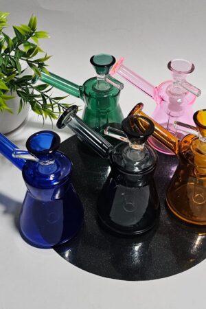 "11cm" Bongs De Vidrio #2 Incluye bowl de color | Colores al azar |