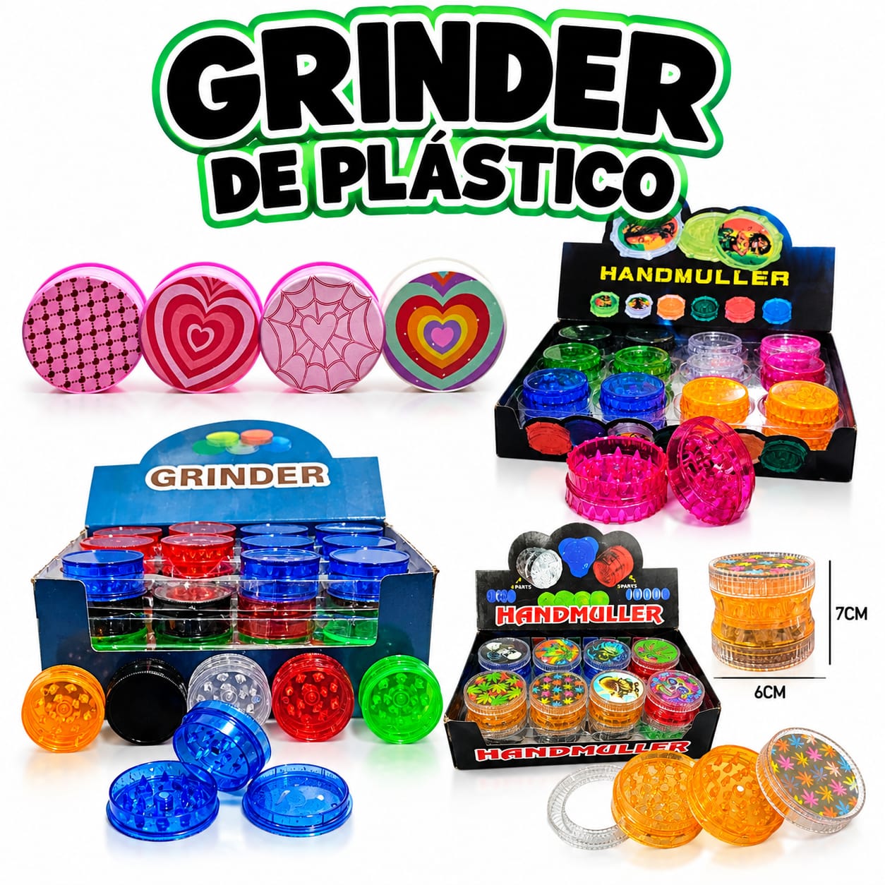 Grinder De Plástico